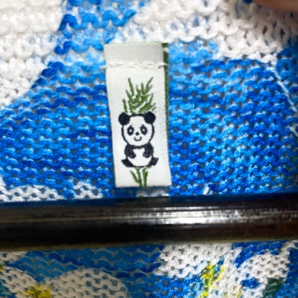 Plus Size Lemon Print Italian Knit Boho Top 2X/3X Resort Summer Blouse - Picture 11 of 16